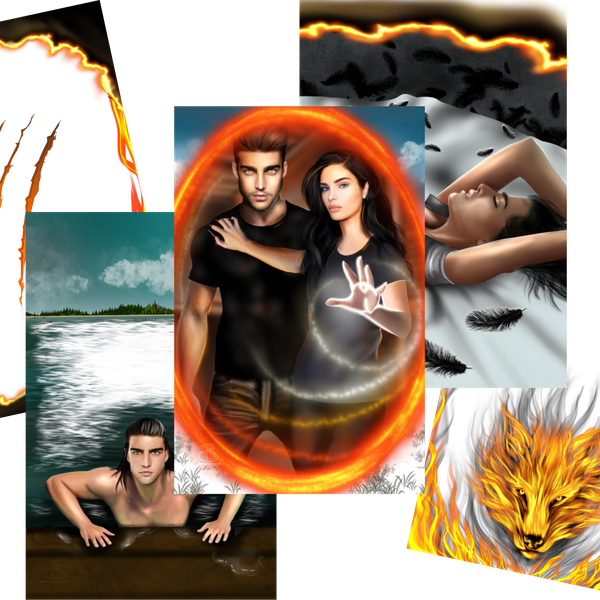 Wolf Rising Series Page Overlays